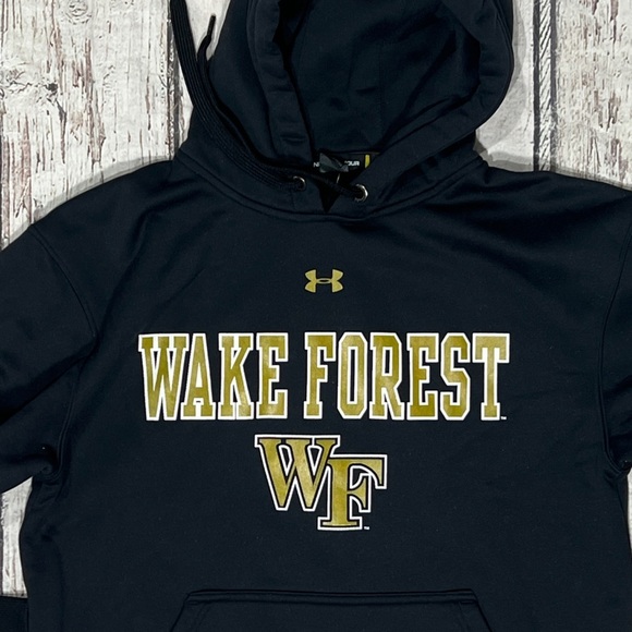 Wake Forest Demon Deacons Under Armour Hoodie Pullover Sweatshirt - Picture 2 of 3